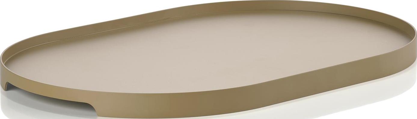 Singles Serviertablett 23 x 35 cm khaki