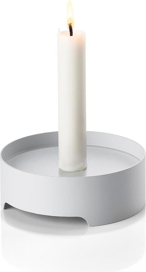 Singles Svečnik za klasično svečo, 12 cm, svetlo siv