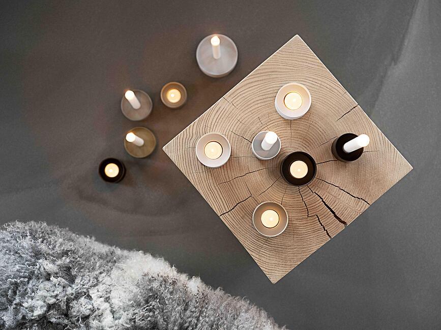 Singles Svijećnjak za lučice crni