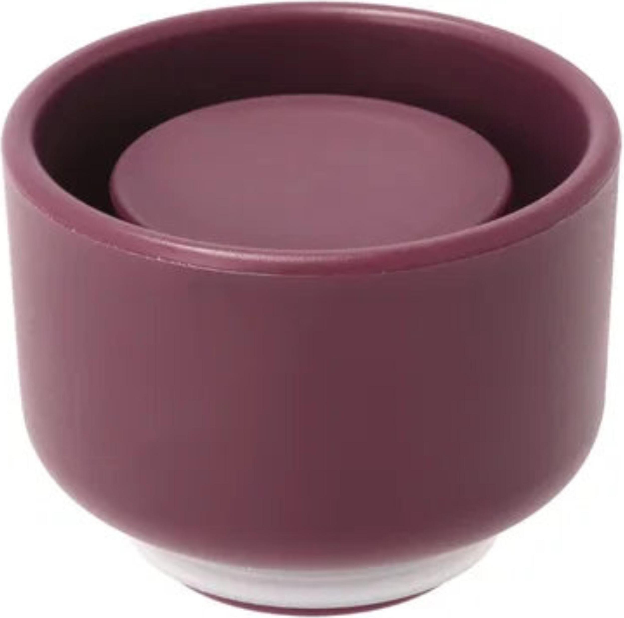 Singles Verschluss für Thermoflasche mit Klick-Mechanismus, bordeaux