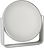 Specchio da trucco Ume grigio chiaro