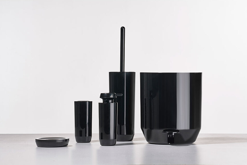 Suii Distributeur de Savon 17,5 cm, noir