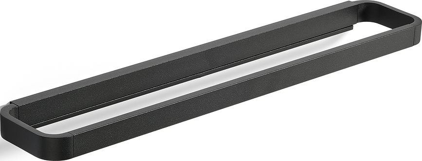 Suport cu bare pentru prosoape Rim 44 cm negru