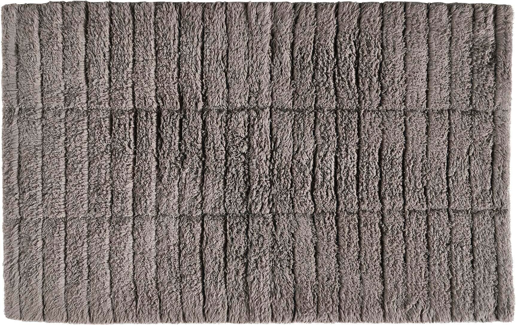 Tiles Badezimmer-Teppich graubraun