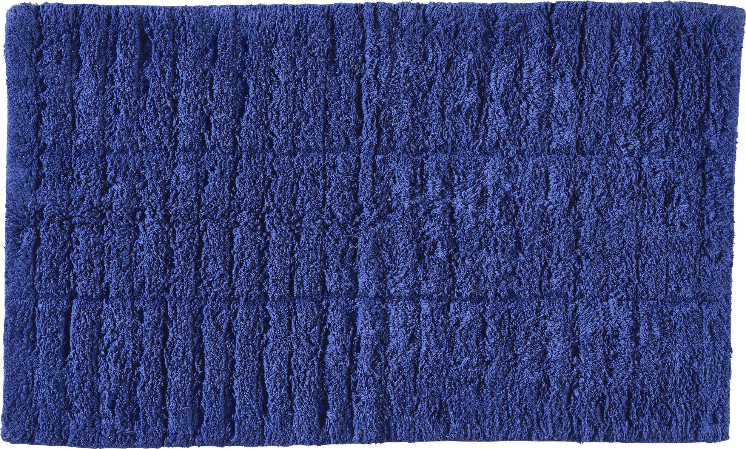 Tiles Badezimmer-Teppich Indigo