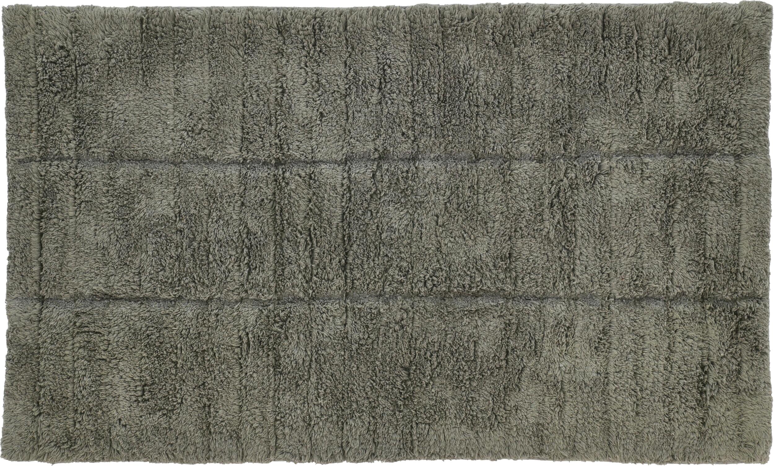 Tiles Badezimmer-Teppich olivenfarben
