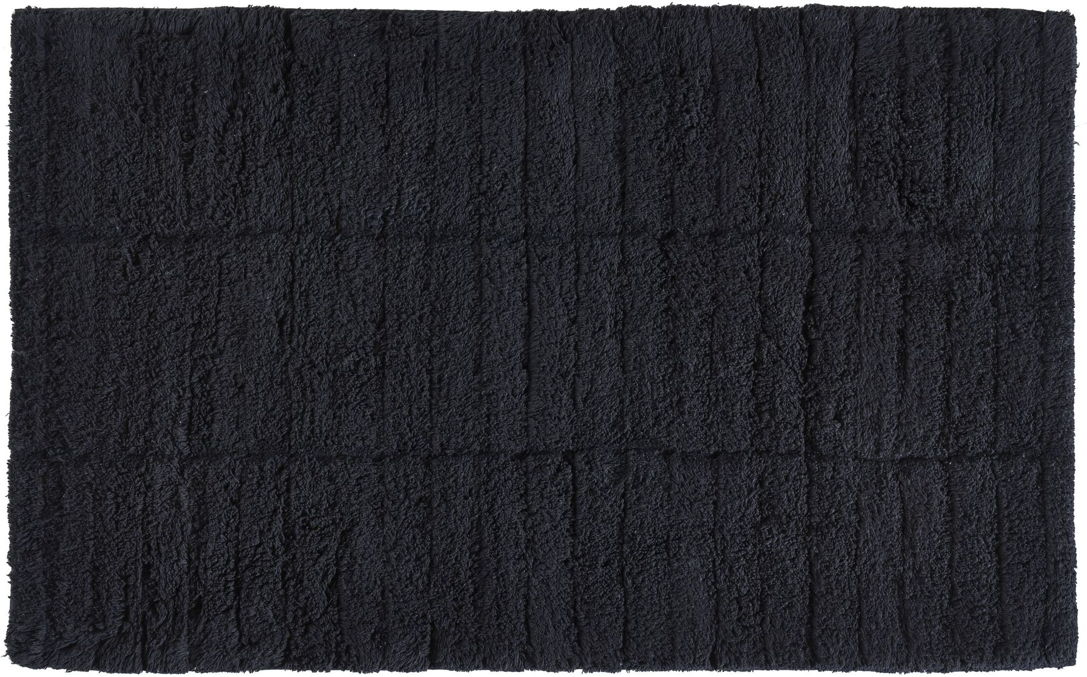 Tiles Badezimmer-Teppich schwarz