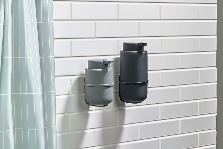 Tiles Rideau de Douche, gris clair