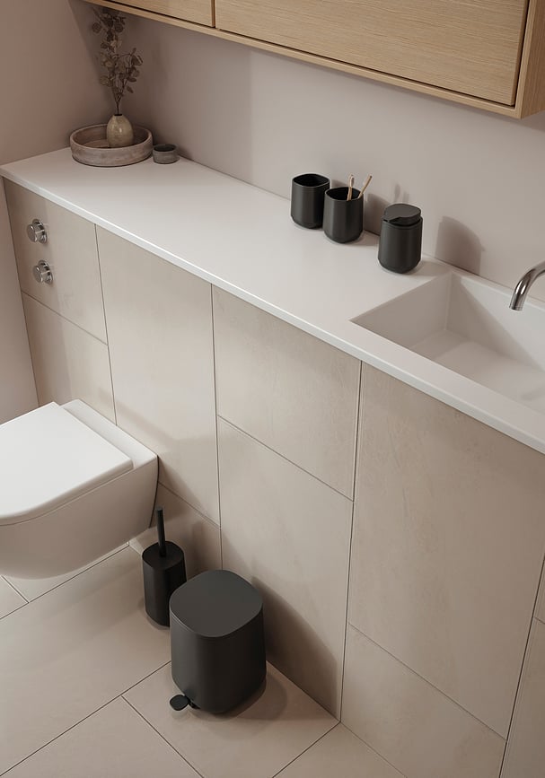 Time Čaša za četkice za zube bež