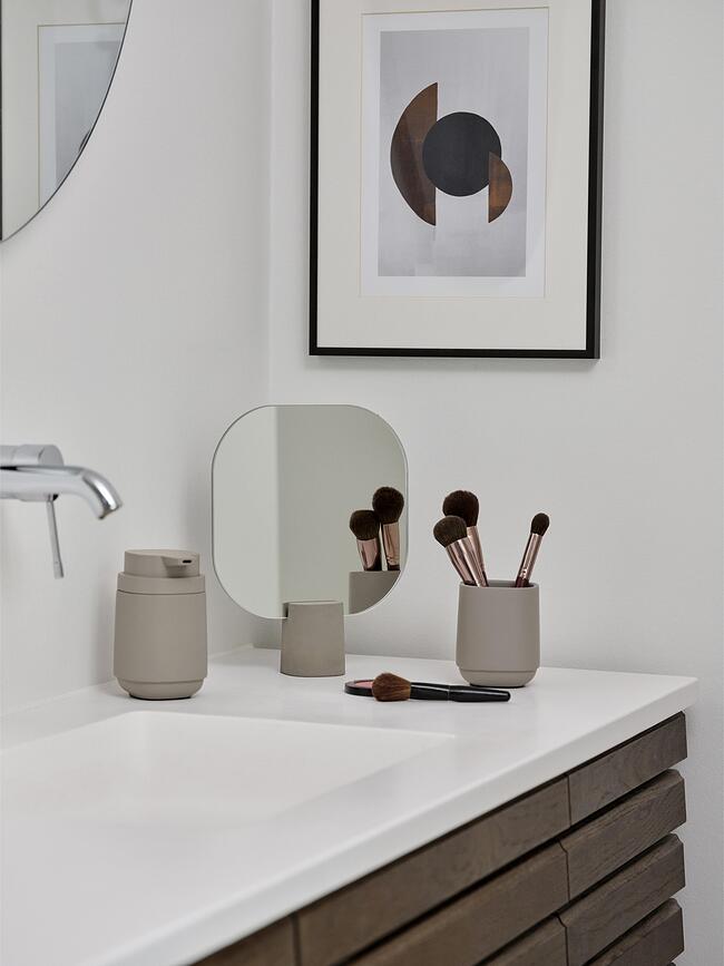 Time Miroir de Maquillage, gris clair