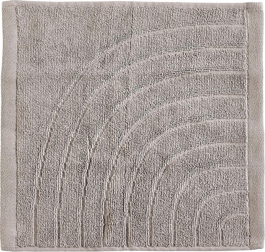 Time Serviette de Visage 30 x 30 cm, noire