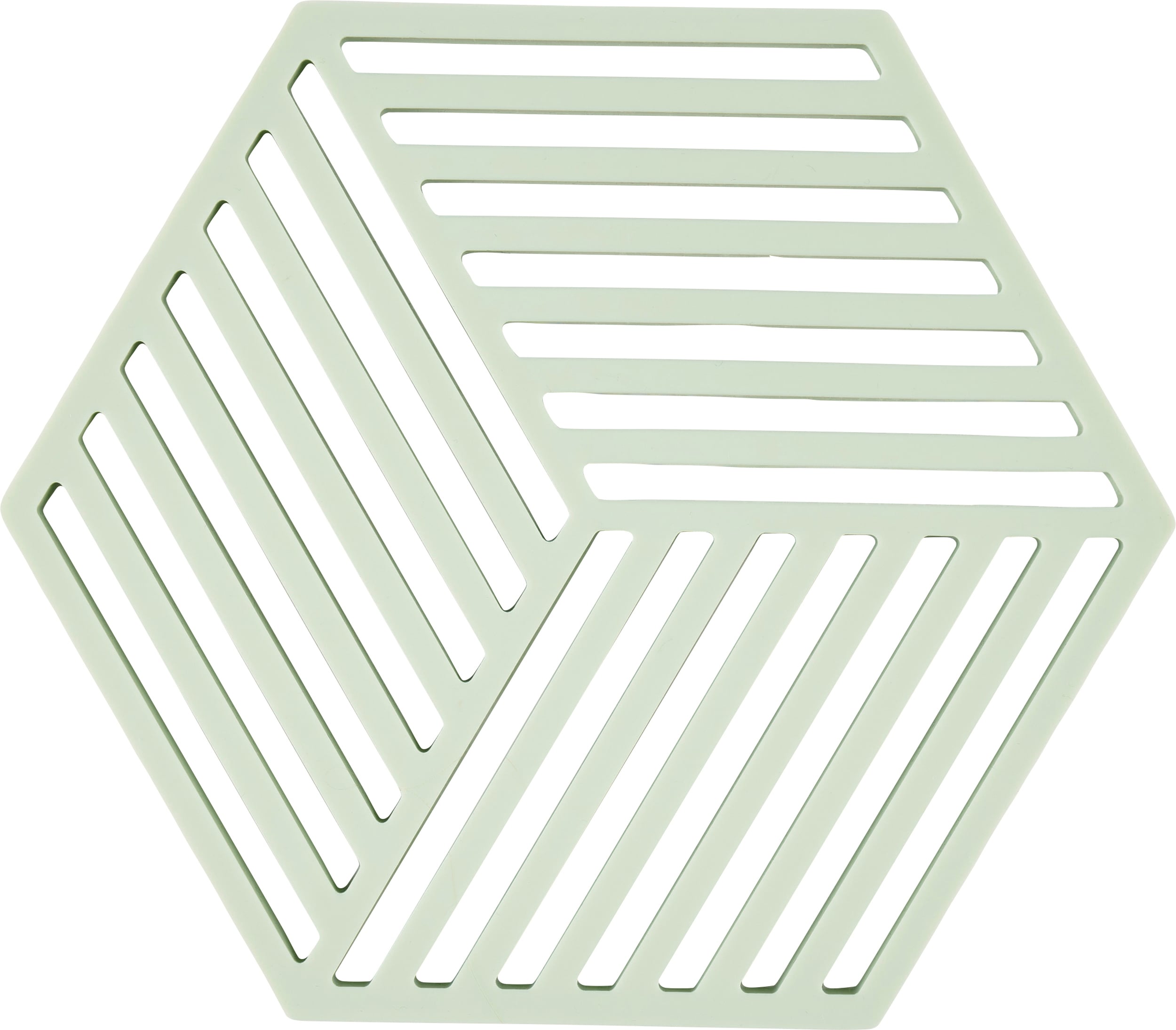 Topfuntersetzer Hexagon, mintfarben