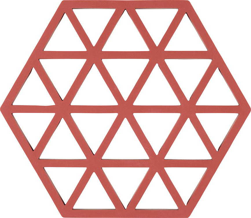 Triangles ΒΑΣΗ για ζεστά σκεύη, κόκκινη