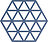 Triangles Dessous de Plat, bleu