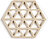 Triangles Grytunderlägg, krämvit