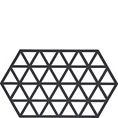 Triangles Untersetzer für heißes Geschirr 24 cm schwarz