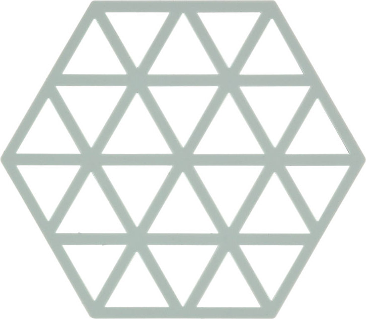 Triangles Untersetzer für heißes Geschirr blau-grau