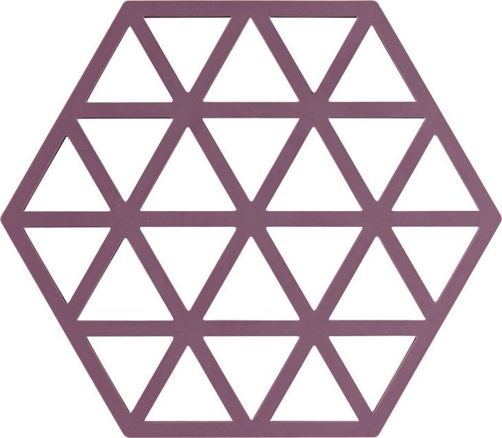 Triangles Untersetzer für heißes Geschirr dunkelrot