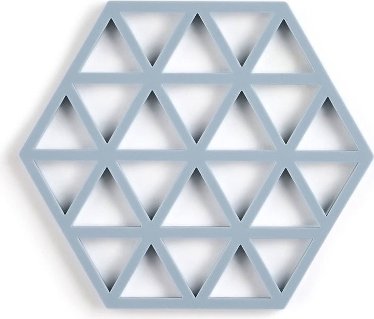 Triangles Untersetzer für heißes Geschirr graublau