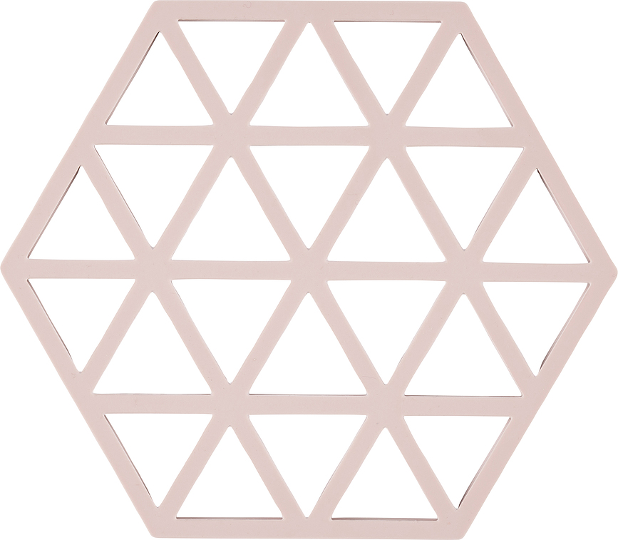 Triangles Podmetač za vruće posuđe svijetloružičasti