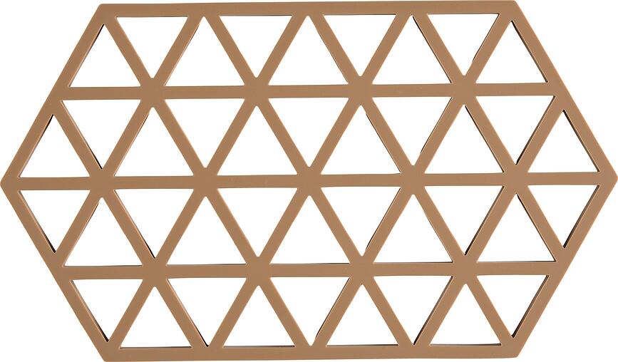 Triangles Podstavek za vroče posode, 24 cm, terakota