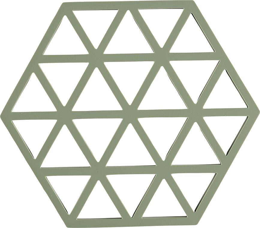 Triangles Podstavek za vroče posode, zelen