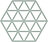 Triangles Sous-Plat, bleu-gris