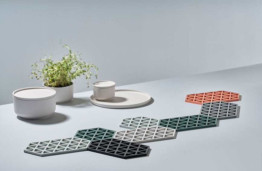 Triangles Sous-plat, noir