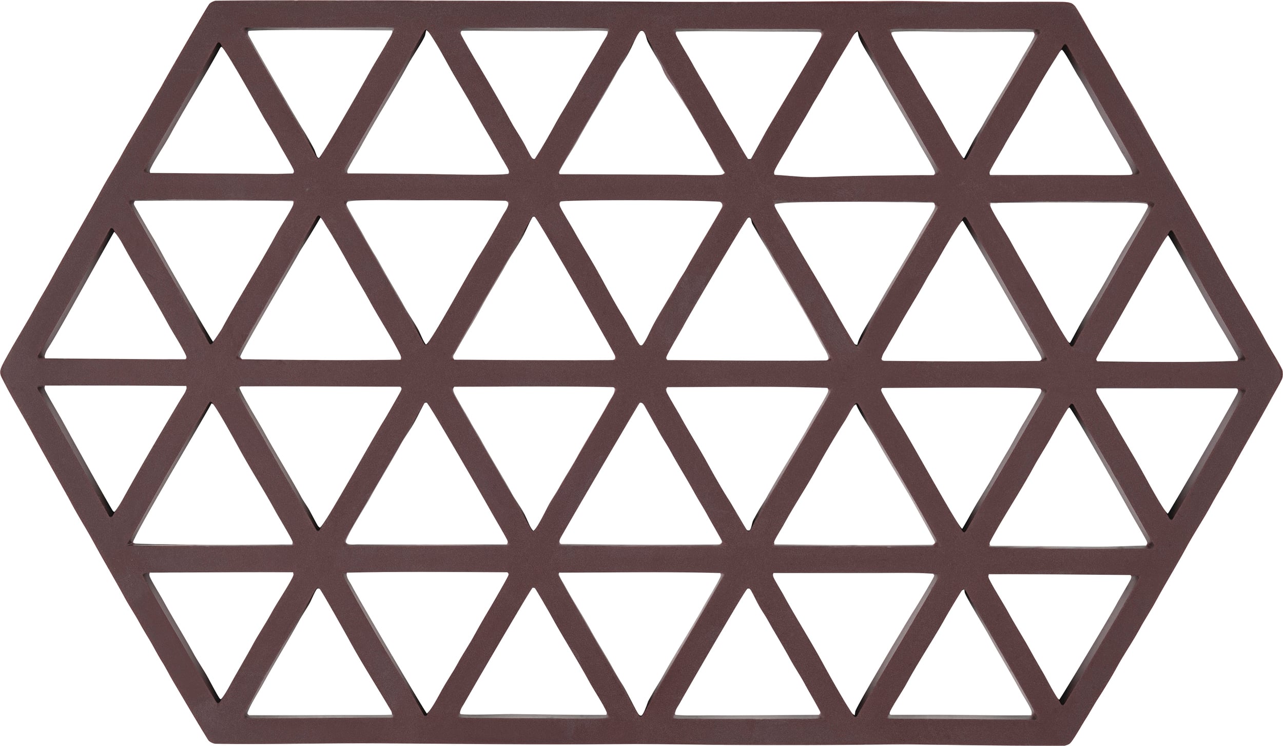 Triangles Topfuntersetzer 24 cm, dunkelbraun