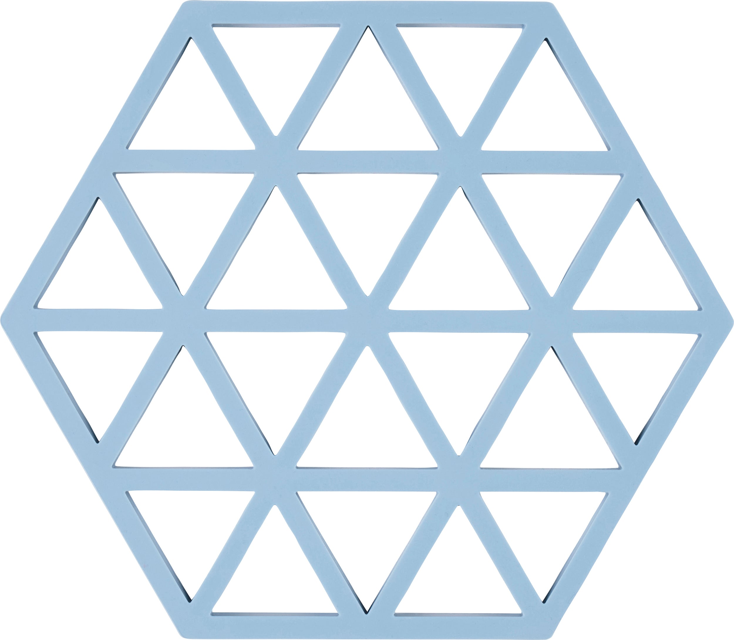 Triangles Topfuntersetzer, hellblau