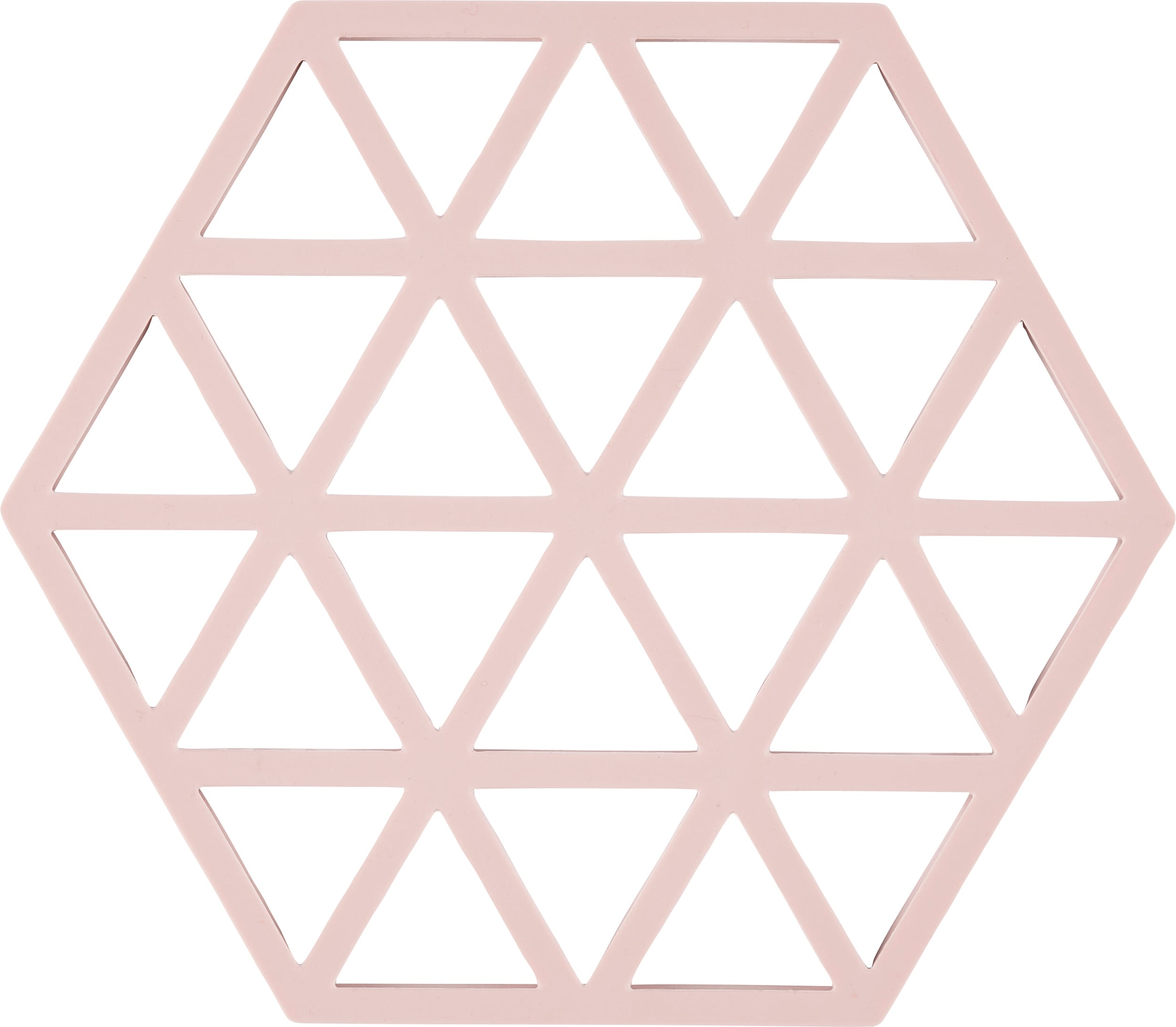 Triangles Topfuntersetzer, hellrosa