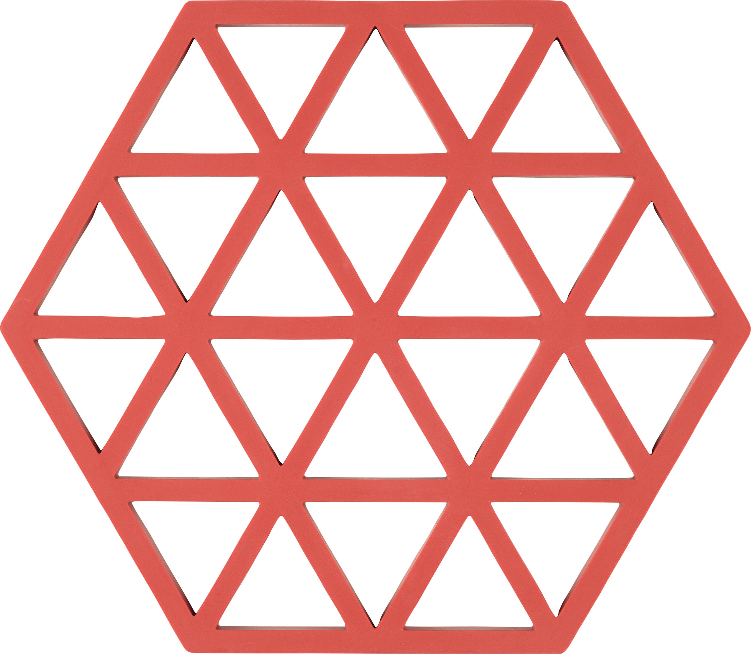 Triangles Topfuntersetzer rot