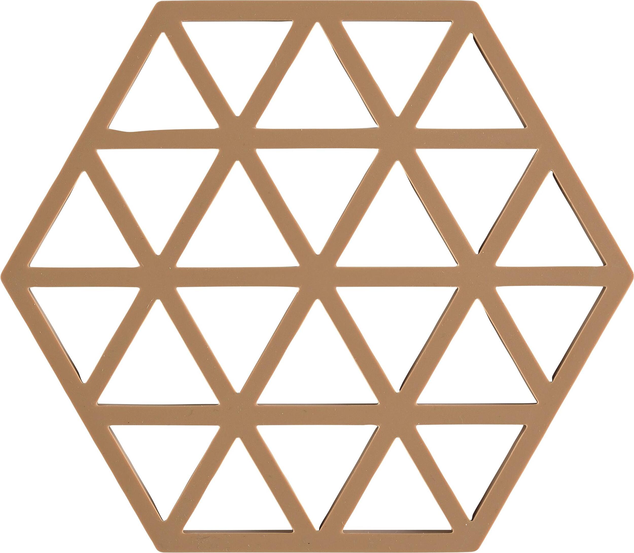 Triangles Untersetzer für heißes Geschirr Terrakotta