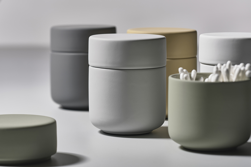 Ume Θήκη για μπατονέτες και δισκάκια ντεμακιγιάζ, μαύρη