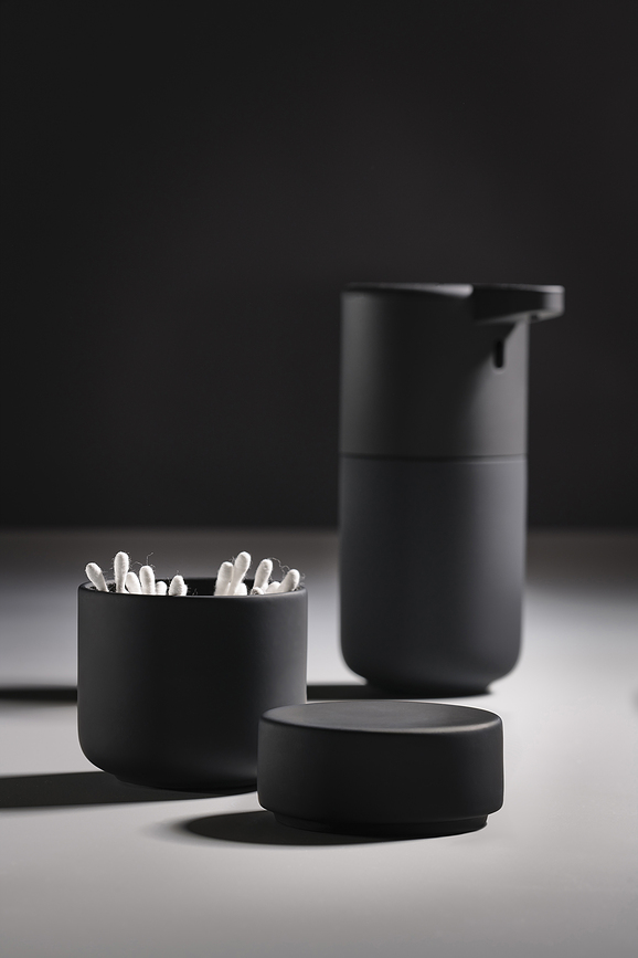 Ume Θήκη για μπατονέτες και δισκάκια ντεμακιγιάζ, μαύρη