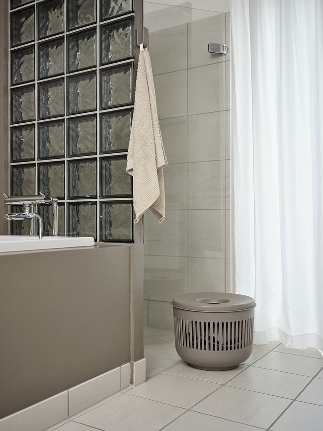 Ume Καλάθι απλύτων, 29 cm, λευκό