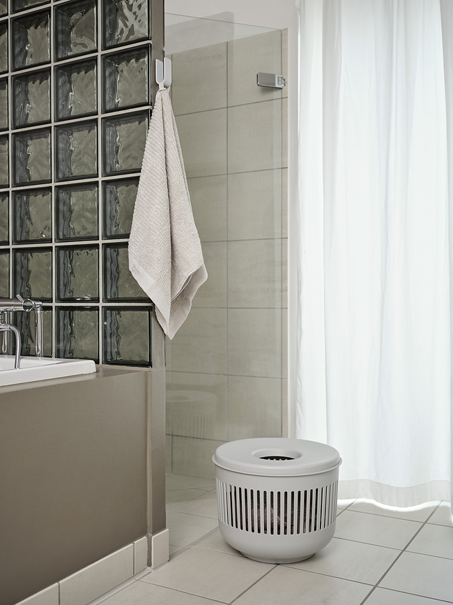 Ume Koš za perilo, 29 cm, bel