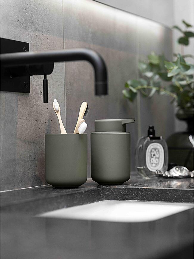 Ume Lonček za zobne ščetke, bel