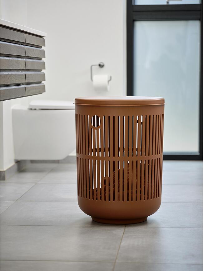 Ume Panier à linge, terracotta