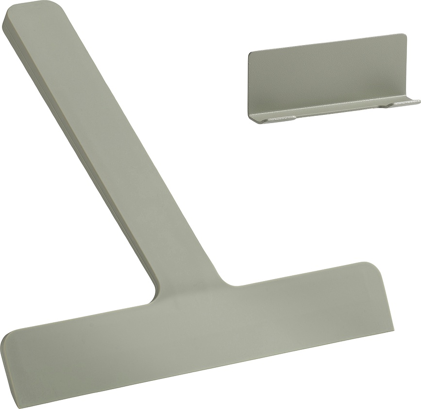 Ume Raclette de Salle de Bain avec support, vert eucalyptus