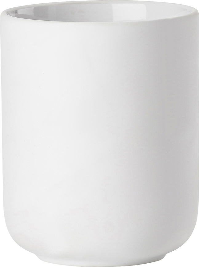 Vaso para cepillos de dientes Ume, blanco