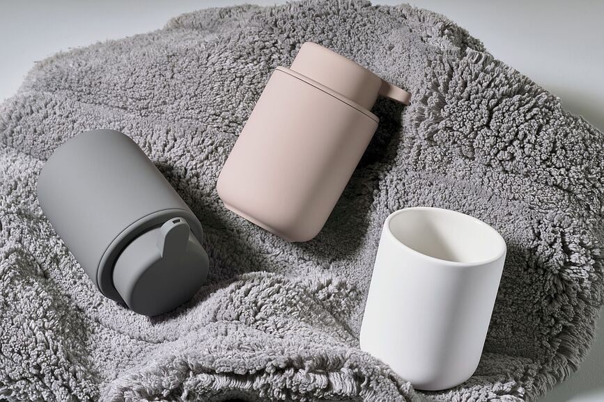 Vaso Portacepillos de latón Ume