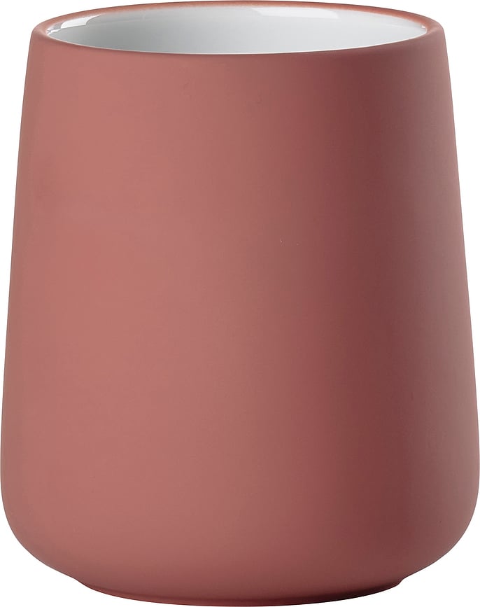 Vaso Portacepillos Nova, color melocotón