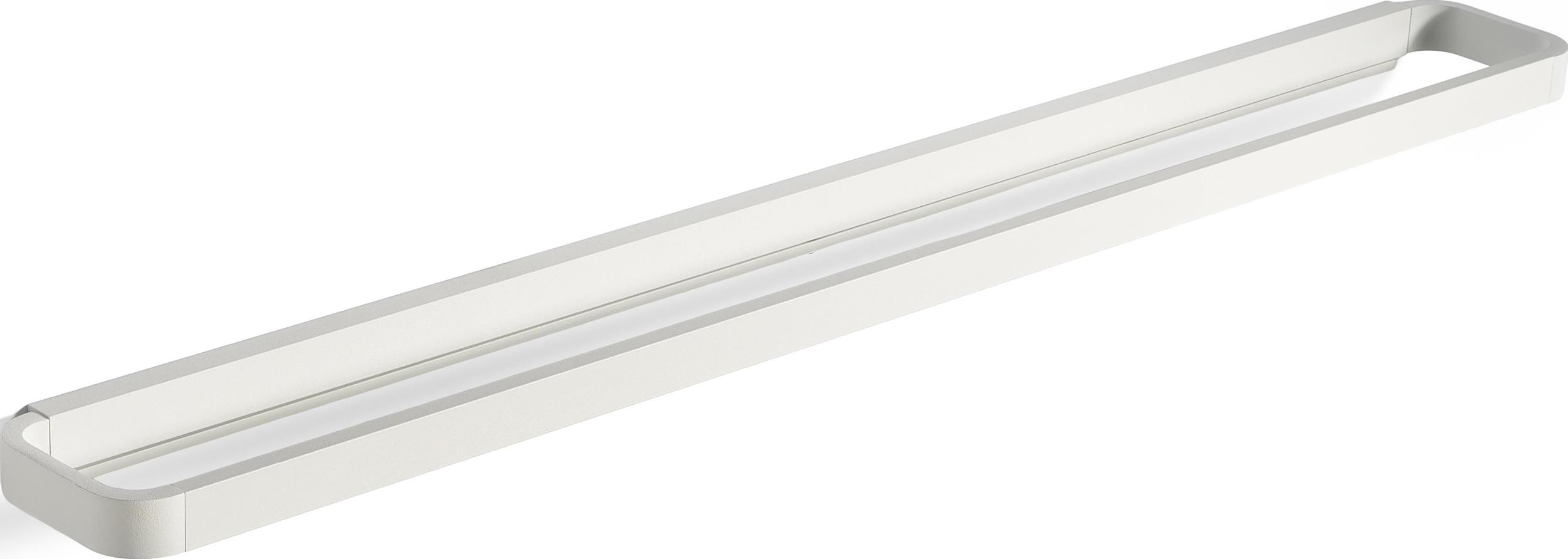 Wieszak reling na ręczniki Rim 70 cm biały