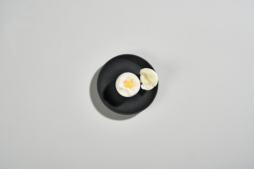 Zone Θήκες Αυγών σε βάση, κρεμ, 4 τμχ