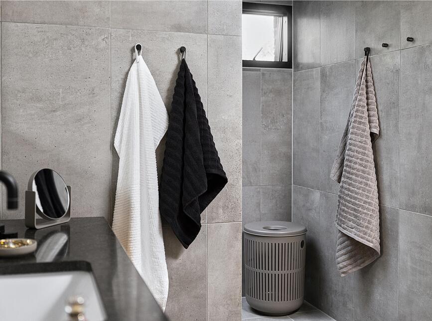 Zone Denmark Γάντζοι, επιτοίχιοι, μαγνητικοί, μαύροι, 2 τμχ