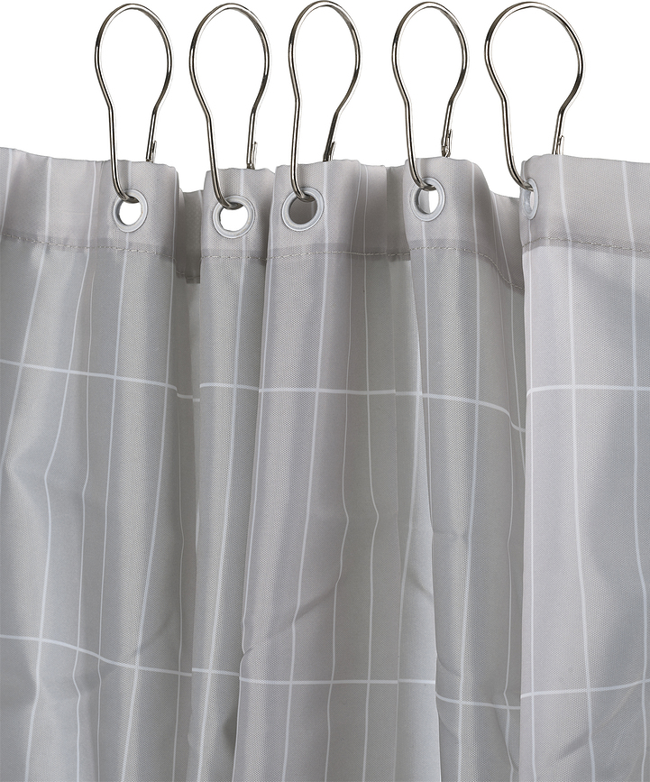 Zone Κρίκοι για κουρτίνα μπάνιου, 12 τμχ