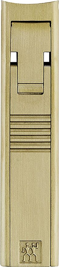 Accesorii pentru manichiură Twinox Gold Edition cu cutter în etui de piele 3 el.