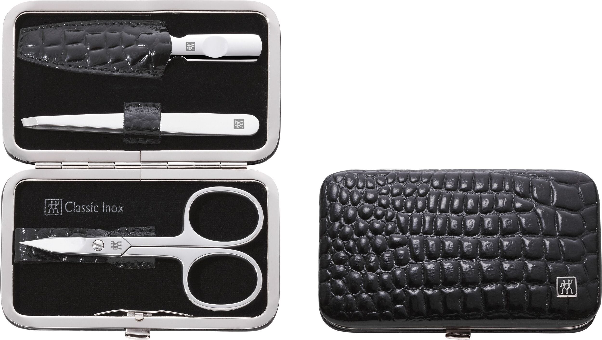 Akcesoria do manicure Classic Inox w etui 3 el.