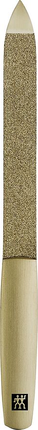 Аксесоари за маникюр Twinox Gold Edition с ножица за рязане в кожен калъф 3 части